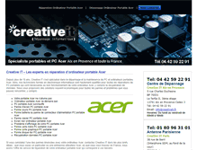 Tablet Screenshot of depannage-ordinateur-portable-acer.com